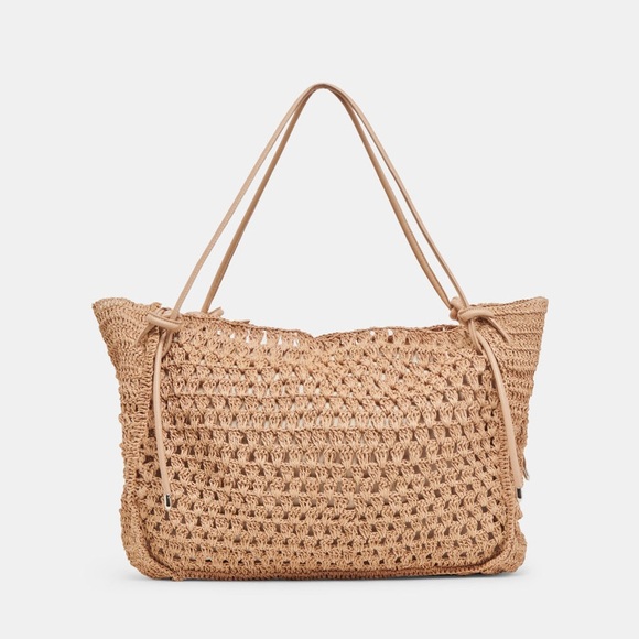 Dolce Vita Handbags - NWT Dolce Vita Ravello Tote Natural Raffia Tote Bag